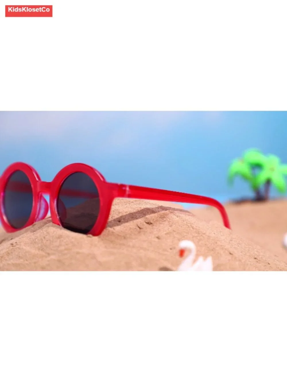 8 Pack Round Polarized Sunglasses for Kids Toddler Party Beach